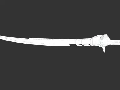 3d model legend of zelda sword Free 3D model
