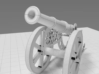 Cannon A-T 3D model