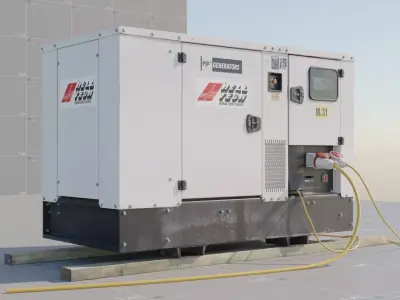 E10s Electrical Box 05 3D model