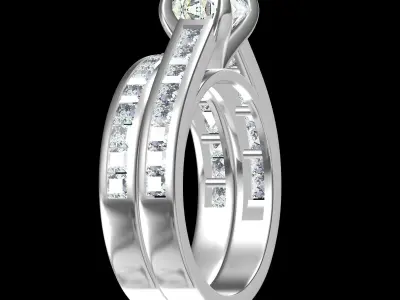 Wedding Ring  3D print model 239