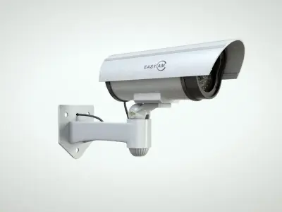 Industrial Camera Low-poly 3D model