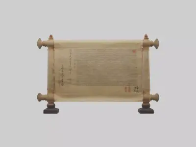 Sutrascroll Model Low-poly 3D model