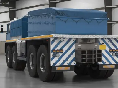 Heavy Hauler for Transporting Heavy Goods 3D model