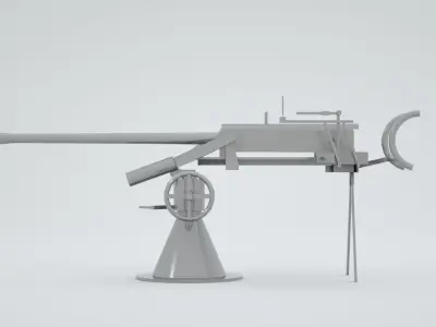 2cm - 20mm Flak 30 38 Flakvierling 38 3D model