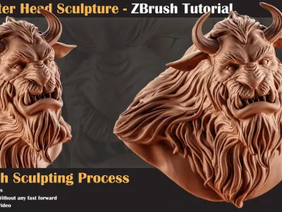 875 min Character ZBrush Modeling Tutorial   3D model