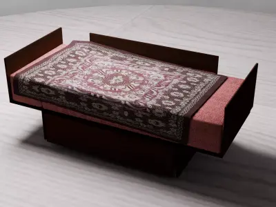 Antique sofa 3D model purchase