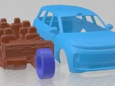 Lixiang L9 2024 Printable Car  3D print model
