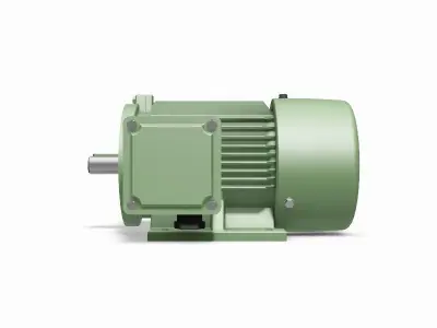 90L B34b Right IEC electric motor - 3D CAD model 3D model