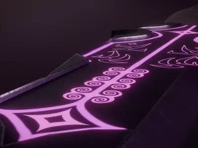 Fantasy Dagger - Game Ready PBR Low Poly Model Low-poly 3D model