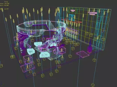 Exhibition - Area -6X6-3DMAX2009-08 3D model