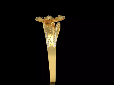 Art Deco Bracelet 34 3D print model