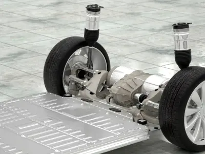 Electric Vehicle Chassis 3D model order