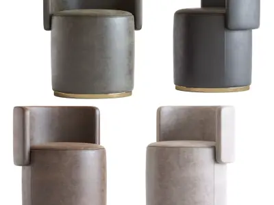 Love Seat Pouf Rugiano 3D model purchase