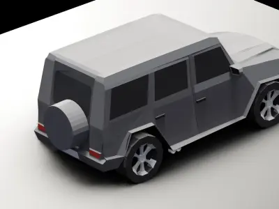 Mercedes Benz G Class - LowPoly Low-poly 3D model