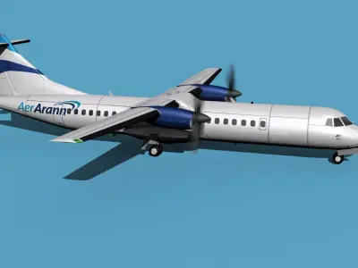 ATR  ATR-72-600 Aer Arran 3D model