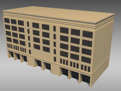 Commercial Building 008 3D model