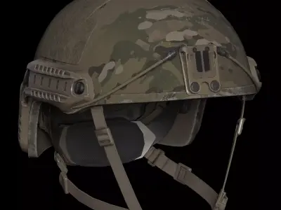 Ops-Core XP and Carbon Bump Low-poly 3D model