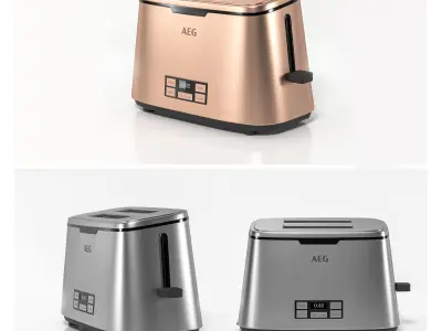 AEG Appliances Set 3D model
