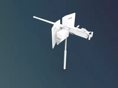 Weapon ship 3D print model