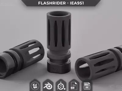 Flashrider IEA951 - AAA 3D Asset - Game Ready Low-poly 3D model