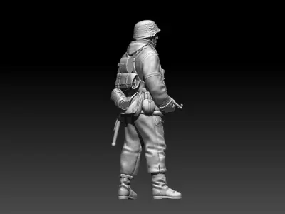 German soldier 3D print model order