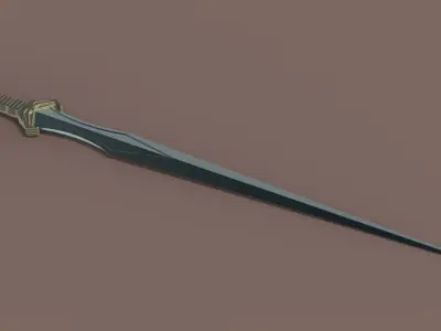 Sword of Valkyrie from Thor Ragnarok 3D model