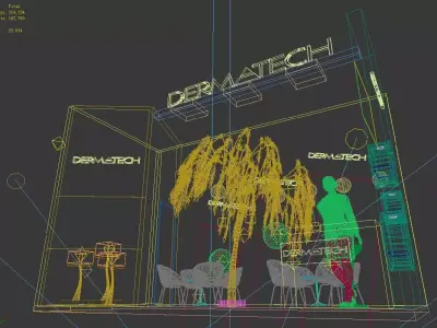 Exhibition - Area -6X3-3DMAX200-54 3D model