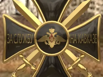 Order for Caucasian service or Caucasian Cross 3D model