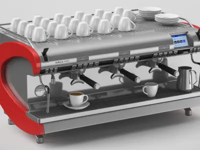 Coffee Machine Collection 3D model