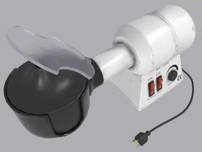 Optical Instrument Frame Heater Free low-poly 3D model