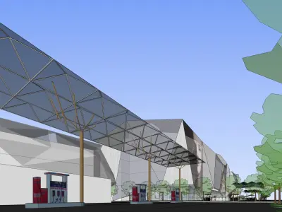 Sketchup Shopping Center R4 3D model