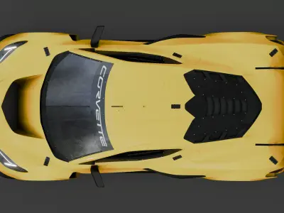 Corvette Z06 GT3R 3D model