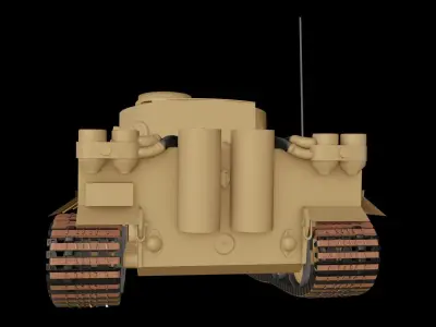  Tiger I tank Free 3D model