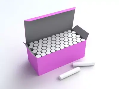 Chalk Box 3D model