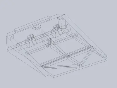 A5M4 Small flap bay 3D print model