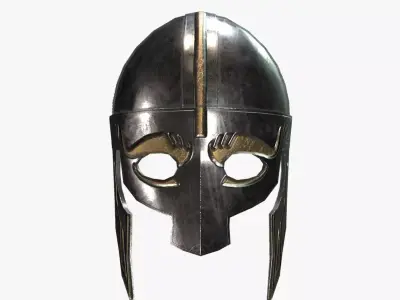 Medieval Helmet V05 Low-poly 3D model