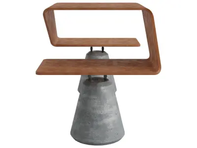 Modern Bench To Park 3D model