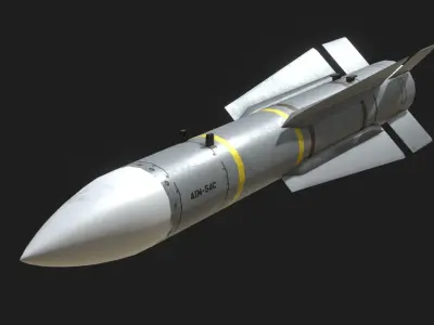AIM -54C Phoenix American Air to Air BVR Missile  Low-poly 3D model