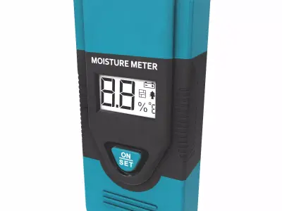 Digital Moisture Meter Low Poly Low-poly 3D model