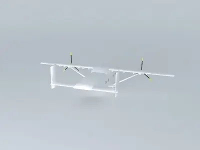 Template Short SC.7 Skyvan 3100 Free 3D model