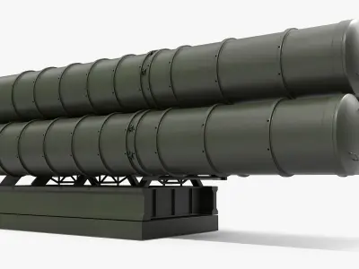 Tactical Air Defense Module Green 3D model