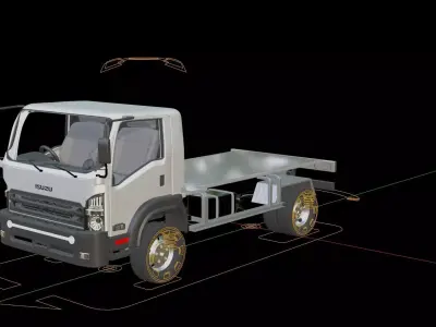 Isuzu FVZ Cab Chassis 3D model