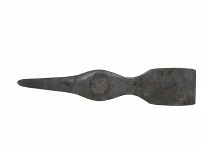 Pickaxe Low-poly 3D model 2