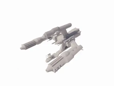 Spaceship-spacecraft-22 3D model
