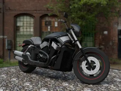 motorcycle 3D model shop