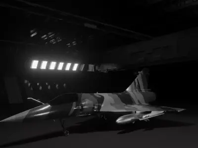 Military Mirage 2000 3D model