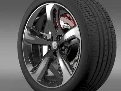Bentley Continental GT Speed 2015 wheel 3D model