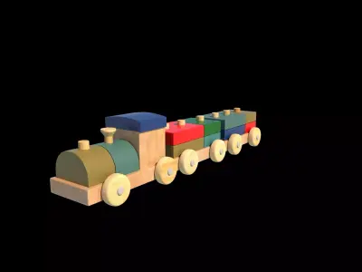 toy train  3D model purchase