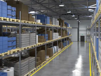 Warehouses Pack 3D model purchase