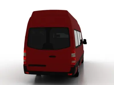 Mercedes Benz Sprinter L4H3 2015 Passenger UK 3D model